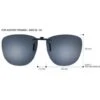 Centrostyle Clip-On Polarisant Relevable Minimaliste G15 - 56mm X 49mm