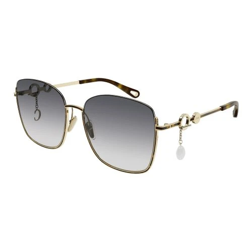 Chloé CH0070SK SOFYA Gold Tortoise Charm's Gold Grey Lenses 1 Chloé CH0070SK SOFYA Gold Tortoise Charm's Gold Grey Lenses