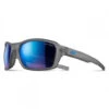 Julbo Lunette De Soleil Ado Extend 2.0 Gris Translucide Logo / Bleu - Spectron 3 Flash Bleu