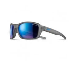 Julbo Lunette De Soleil Ado Extend 2.0 Gris Translucide Logo / Bleu - Spectron 3 Flash Bleu
