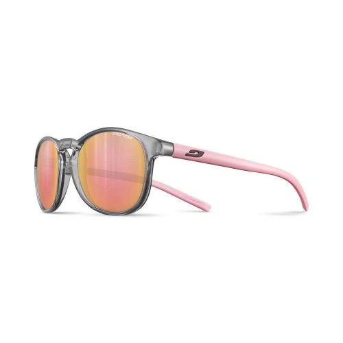 Julbo Lunette De Soleil Ado Fame Translucide Brillant Gris/Rose Pastel - Spectron 3 Flash Rose 1 Julbo Lunette De Soleil Ado Fame Translucide Brillant Gris/Rose Pastel - Spectron 3 Flash Rose
