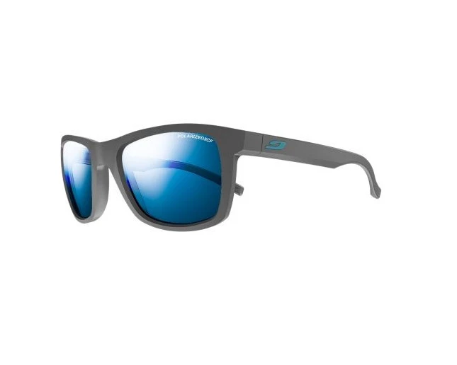 Julbo Lunette De Soleil Beach Gris / Logo Bleu - Spectron 3 Polarized Flash Bleu 1 Julbo Lunette De Soleil Beach Gris / Logo Bleu - Spectron 3 Polarized Flash Bleu