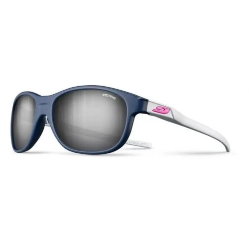 Julbo Lunette De Soleil Enfant Arcade Bleu Foncé / Gris - Spectron 3 Fume Flash Argent 1 Julbo Lunette De Soleil Enfant Arcade Bleu Foncé / Gris - Spectron 3 Fume Flash Argent