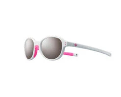 Julbo Lunette De Soleil Enfant Frisbee Gris Clair / Rose - Spectron 3 Flash Argent