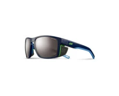 Julbo Shield Bleu Foncé/Bleu/Vert - Spectron 4 Flash Argent