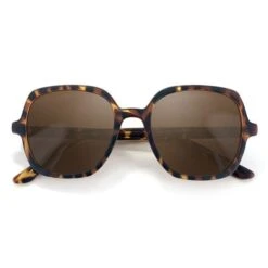 Moken Monique Tortoise Brown Mirror Polarized Lenses