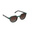 Mou Compagny BETIKOA EDEN Lunettes En Bois Vert Gris Verres Brun Polarisés Dégradés