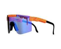 Pit Viper The Originals Polarized The Crush Orange With Blue Splatter