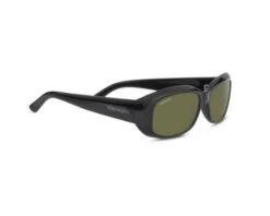 Serengeti Bianca Shiny Black Mineral Polarized 555nm