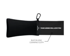 SUNNYSOC Black - Etui à Lunettes Souples Et Chamoisine Intégrée