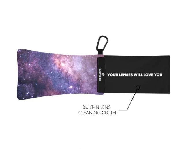 SUNNYSOC Galactic - Etui à Lunettes Souples Et Chamoisine Intégrée 1 SUNNYSOC Galactic - Etui à Lunettes Souples Et Chamoisine Intégrée