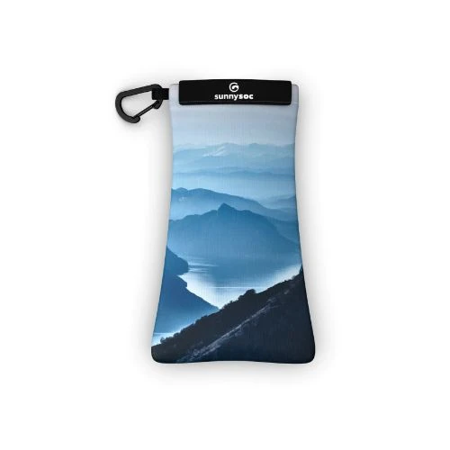 SUNNYSOC Mountains - Etui à Lunettes Souples Et Chamoisine Intégrée 1 SUNNYSOC Mountains - Etui à Lunettes Souples Et Chamoisine Intégrée